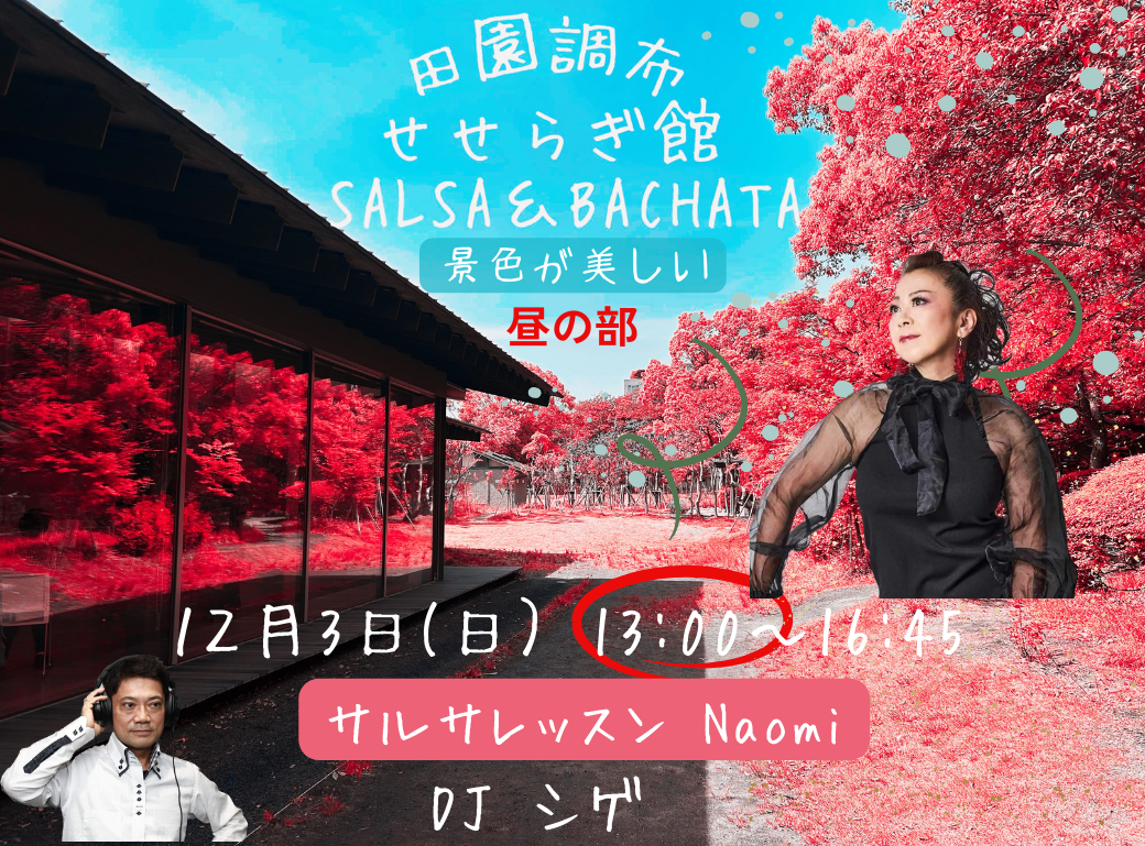 田園調布せせらぎ SALSA & BACHATA 12/3