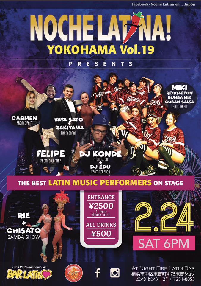NOCHE LATINA En Yokokohama vol 19