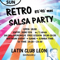 DJ PEDRO-新宿”LEON　”サルサ・レトロ・パーティ”